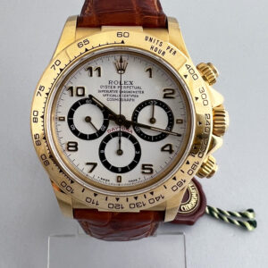 Rolex Daytona 16518 Zenith oro/pelle 6 inverted